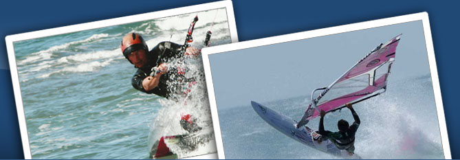 kitesurf et la planche a voile